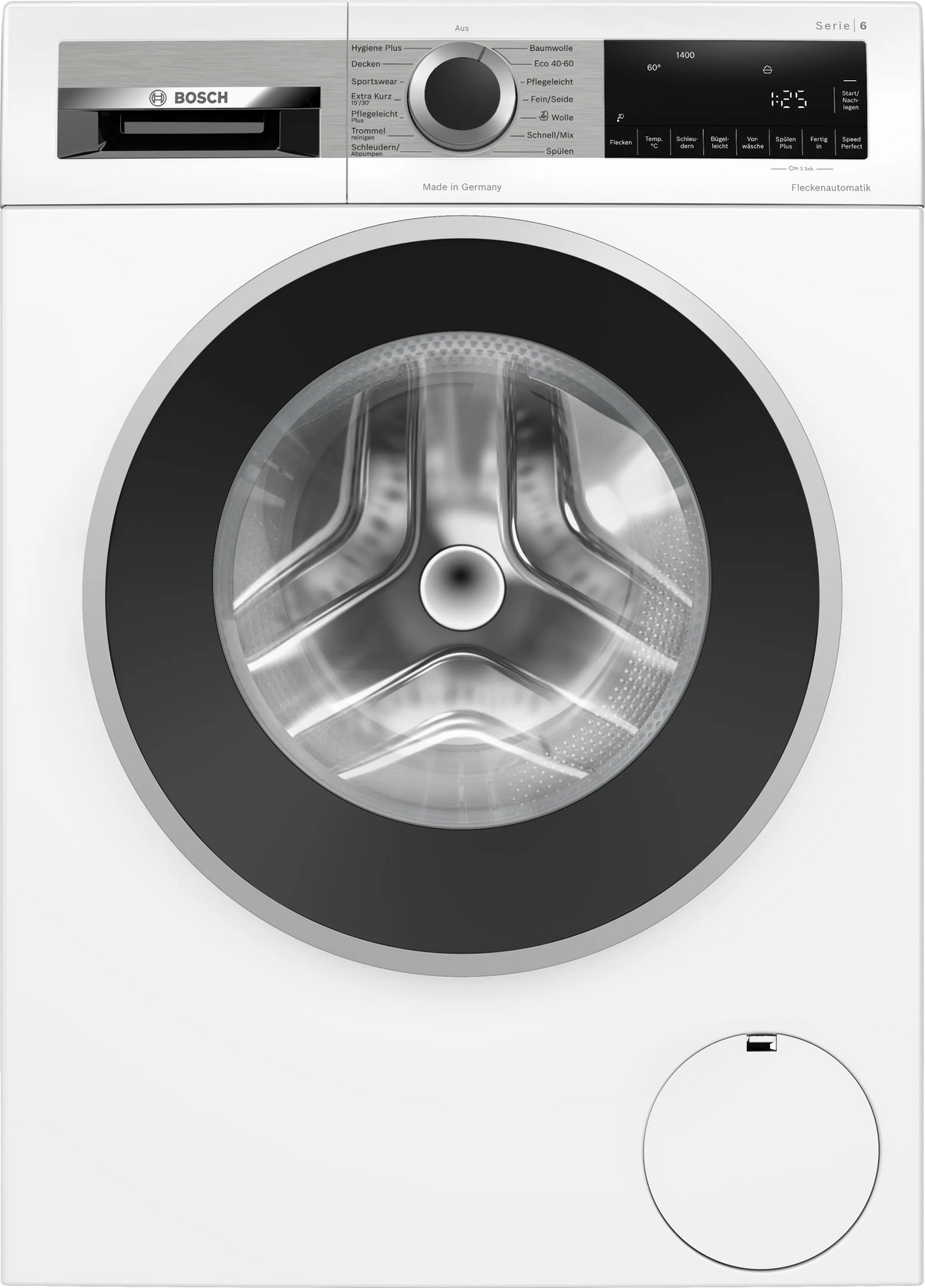 Bosch WGG244120, front-loading washing machine, front view